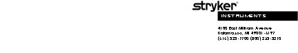 stryker instruments header